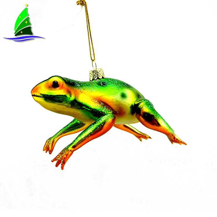 Ornamento de vidro de suspensão de alta qualidade High Quality Hanging Glass Ornament